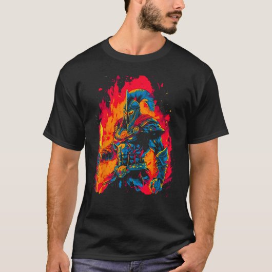 神アレスのギリシャ神話 Tシャツ (正面)