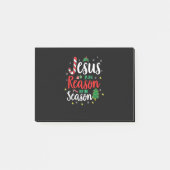 神イエス・キリストはクリスマスの季節の理由である ポストイット (正面)