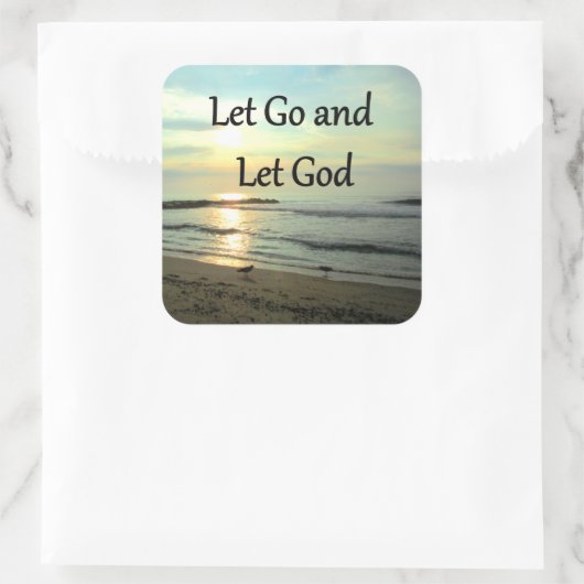 神インスパイアの写真を撮って行こう スクエアシール (バッグ)