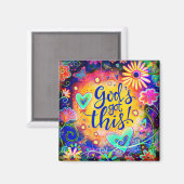 神インスパイアの得このインスピリかわいらしアトレンディー マグネット (正面/裏面)