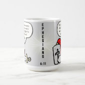 神エペソの武具6:11 コーヒーマグカップ (中央)