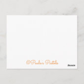 神エホバの幸せな人々～聖なる書物、 経典～プリント ポストカード (裏面)