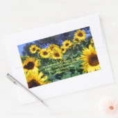 神エホバは良きローマ人である34:8 長方形シール (封筒)