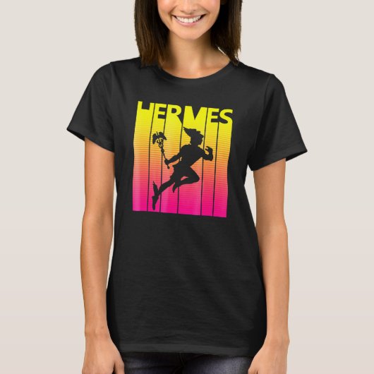神エルメス古代ギリシャ神話 Tシャツ (正面)