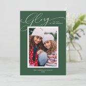 神エレガントに栄光の祭日フォトカード シーズンカード (スタンド正面)