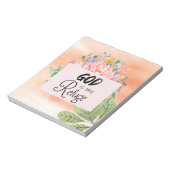 神エレガントは私の皈依デザイン ノートパッド (回転)