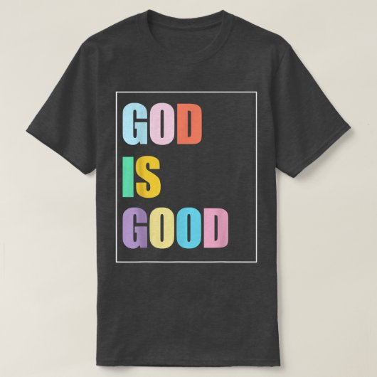神カラフルがTシャツを着る Tシャツ (デザイン正面)
