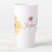 神キリスト教の信仰を聖書イエスに任せなさい カフェラテマグ (正面)