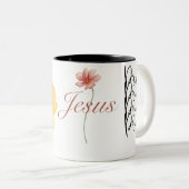神キリスト教の信仰を聖書イエスに任せなさい ツートーンマグカップ (正面右)