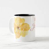 神キリスト教の信仰を聖書イエスに任せなさい ツートーンマグカップ (正面左)