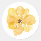 神キリスト教の信仰を聖書イエスに任せなさい ラウンドシール (正面)