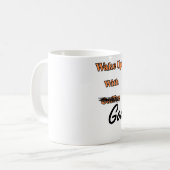 神クリスチャンのコーヒーマグで目覚める コーヒーマグカップ (正面左)