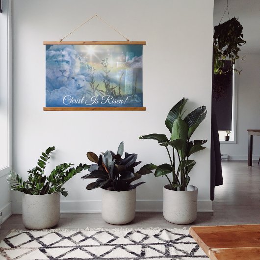 神クリスチャン・イースターのユダ・ラムのライオン 吊り下げ型タペストリー