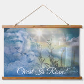 神クリスチャン・イースターのユダ・ラムのライオン 吊り下げ型タペストリー (正面)