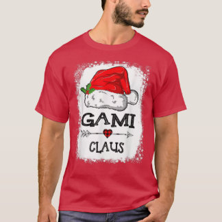 神クロースクリスマスライトパジャマファミリーマッチング Tシャツ