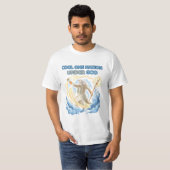神クールの下の一国 Tシャツ (正面フル)