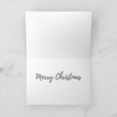 神グリーティングカードのクリスマスの子羊 カード (内部)