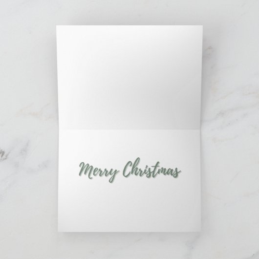 神グリーティングカードのクリスマスの子羊 カード (内部)