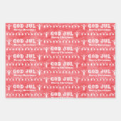 神ジュルスウェーデ伝統的ンクリスマス ラッピングペーパーシート (正面3)