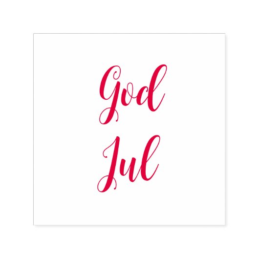 神ジュルノルウェーのクリスマスグリーティング セルフインキングスタンプ (デザイン)