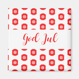 神ジュルメリークリスマスススススススカンジナビア様式の贈り物 マグネット