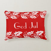 神ジュル白い穴が赤い – アクセントクッション (正面)