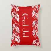 神ジュル白い穴が赤い – アクセントクッション (正面(垂直))