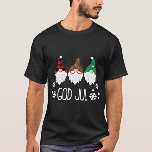 神ジュームスウェーデンメリークリスマスノルウェーかわいいGno Tシャツ (正面)