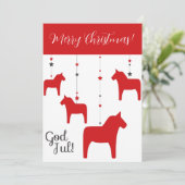 神パーソナライズされたのジュル!クリスマスダラホース シーズンカード (スタンド正面)