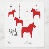 神パーソナライズされたのジュル！ダラホースワインラベル ワインラベル (シングルラベル)