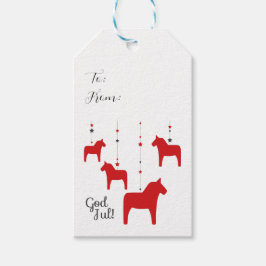 神パーソナライズされたのジュル!ダラホース ギフトタグ