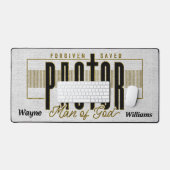 神パーソナライズされたの牧師 デスクマット (キーボード&マウス)