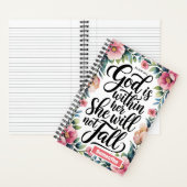 神パーソナライズされたは彼女のキリスト教聖書内にある ノートブック (内側)