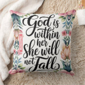 神パーソナライズされたは彼女のクリスチャンの女の中にある クッション (ブランケット)