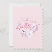 神パーソナライズされた父母の洗礼 招待状 (裏面)