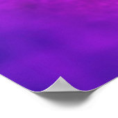 神パープルバタフライクリスチャンへの信頼のポスター ポスター (角)