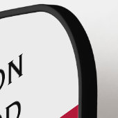 神ピックボールパドルの下の1つの国 ピックルボールラケット (左詳細)