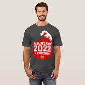 神ファミリーカントリーMAGAレッドウェーブ2022ミッドタームズ Tシャツ (正面フル)