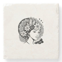 神フェミニン曼荼羅アートフローラクリスタル女神