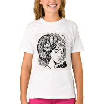 神フェミニン曼荼羅アートフローラクリスタル女神