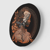 神フェミニン#1時計 ラージ壁時計 (傾斜)