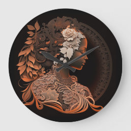 神フェミニン#1時計 ラージ壁時計