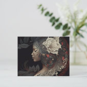 神フェミニン#2はがき ポストカード (スタンド正面)