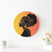 神フェミニン#3時計 ラージ壁時計 (ホーム)