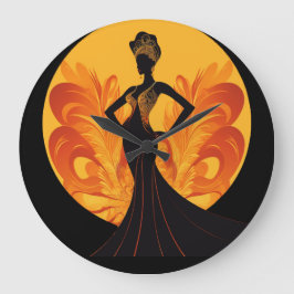 神フェミニン#4時計 ラージ壁時計