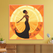 神フェミニン#5 キャンバスプリント (インサイチュ (リビング))