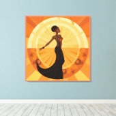 神フェミニン#5 キャンバスプリント (インサイチュ (ウッドフロア))