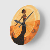 神フェミニン#5 ラウンド壁時計 (傾斜)