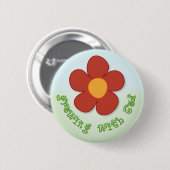 神ボタンによって成長 缶バッジ (正面&裏面)