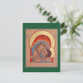 神ポストカードのカスペロフの母 ポストカード (スタンド正面)